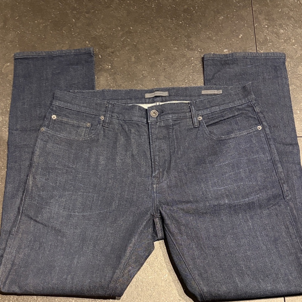 John Varvatos Dark Blue Straight Leg Jeans